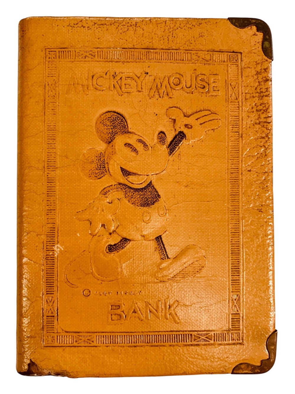 Vintage 1920’s Disney “Mickey Mouse” Coin Book Bank. RARE FIND